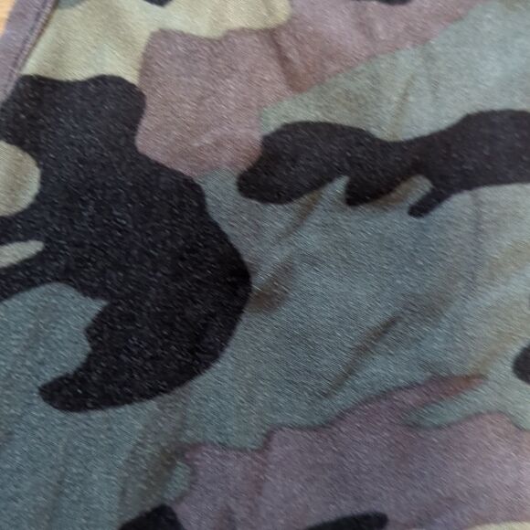 Women's Bobbie Brooks green, black and gray camo print tank top dress - Picture 3 of 3